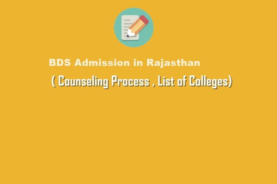 BDS Admission in Rajasthan