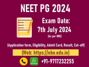 NEET PG 2024 Exam And Registration Process